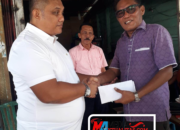 Peduli Bencana Alam, Balon Walikota Dumai Ferdiansyah, SE Serahkan Bantuan Kemanusiaan