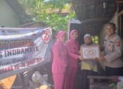 Polsek Juntinyuat Gelar Bakti Sosial Sambut Hari Bhayangkara ke-78
