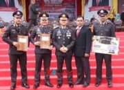 Kapolsek Mandau Beserta Tiga Personelnya Raih Penghargaan Dari Kapolres Bengkalis