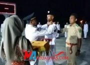 32 Orang Pasukan Pengibar Bendera ( PASKIBRA ) Resmi Di Kukuhkan Oleh Camat Pinggir Zamariko Dakanhay