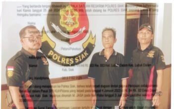 LSM PENJARA SIAK Laporkan Penipuan M. Jasa Diduga Jual Tanah Bermasalah di Dayun