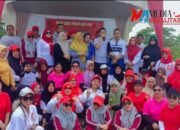 Senam Pagi Bersama Bersempena HUT RI Ke 79 Tahun Yang Ditaja Oleh PROJO Kabupaten Siak