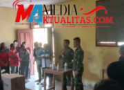 Jelang Purna Tugas, Satgas Yonkav 6/NK Berikan Sosialisasi Jamur Tiram Diperbatasan