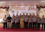 Wujudkan Keamanan, Wakapolres Rohul, PJU dan Kapolsek Jajaran Giat Open House dengan Bupati H Sukiman
