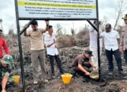 Kapolres Bengkalis Pasang Plang Peringatan Karhutla, Tegaskan Komitmen Bersama Cegah Kebakaran Hutan