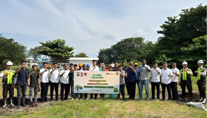 Polres Bengkalis Gelar Sosialisasi Judi Online dan Penanaman Pohon di PT ISA