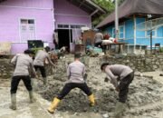 Sat Brimob Polda Sumbar Dirikan Posko SAR dan Percepat Pemulihan Pasca Bencana di Nagari Sungai Batang