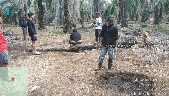 Polres Bengkalis Tetapkan Tersangka Karhutla di Bukit Batu, Lahan Gambut 5 Hektare Terbakar