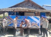 Sentuh Hati Anak Pesisir, Satpolairud Polres Bengkalis Salurkan Bantuan untuk 20 Pelajar Desa Muntai