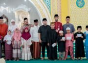 303 Anak Yatim di Mandau Terima Santunan Ramadan dari Jemaah Masjid Besar Arafah