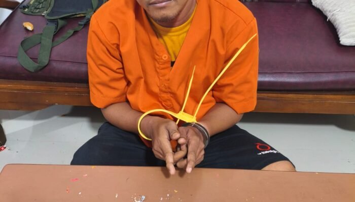 Subuh-Subuh Digerebek! Pria di Bathin Solapan Diciduk Polsek Mandau dengan Dua Paket Sabu
