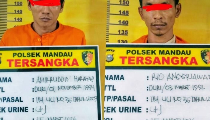 Malam Berdarah Narkoba di Mandau! Polisi Ringkus 3 Tersangka, 12 Paket Sabu dan Jaringan Terbongkar