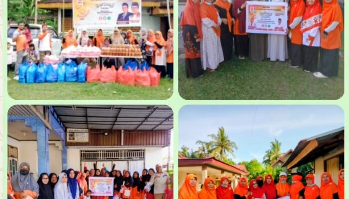 Hj. Nurhasanah Lc Turun Langsung Bagikan 3.000 Paket Takjil Bersama DPD PKS Bengkalis