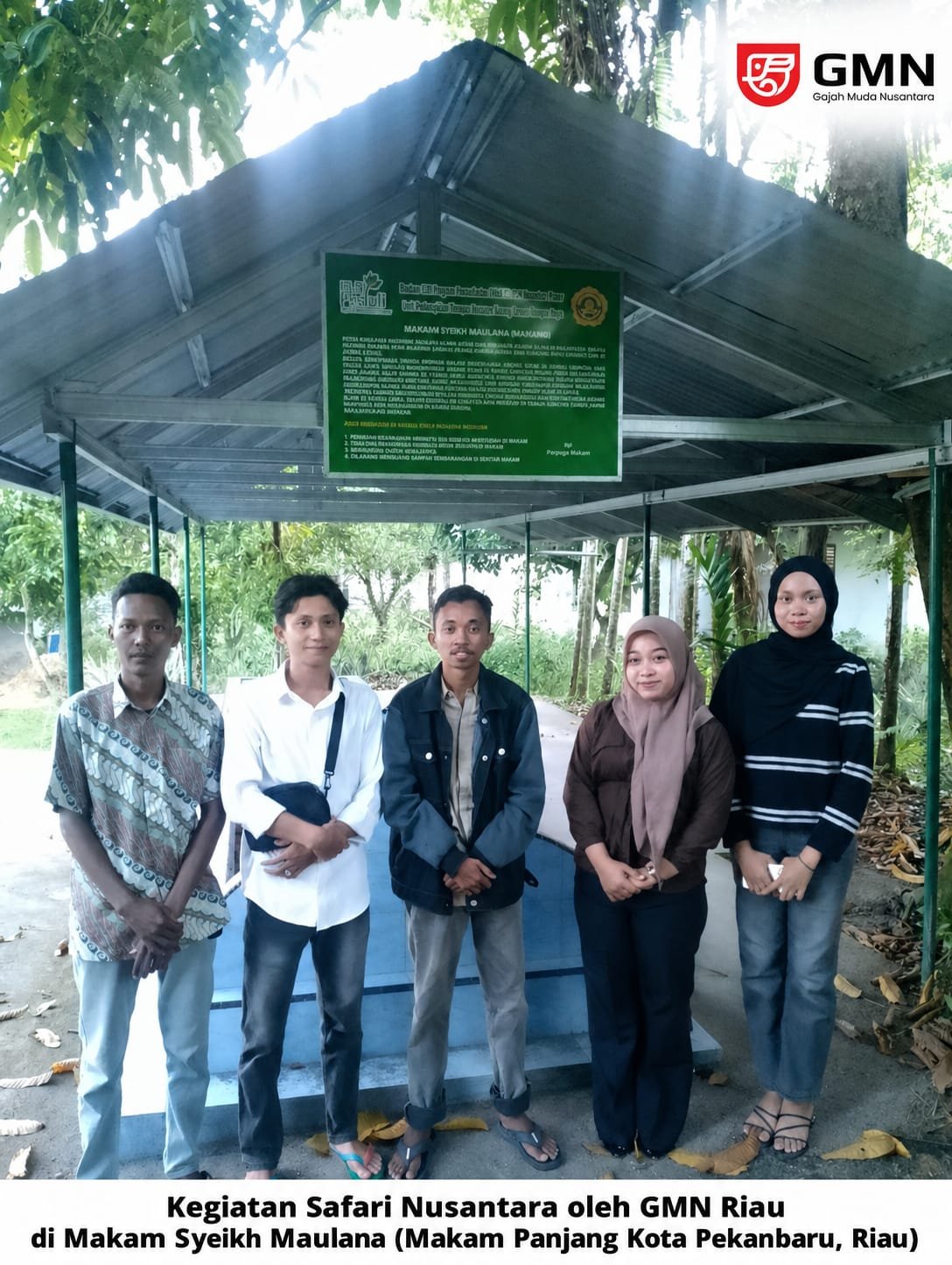 GMN Riau Ziarahi Makam Panjang Pekanbaru
