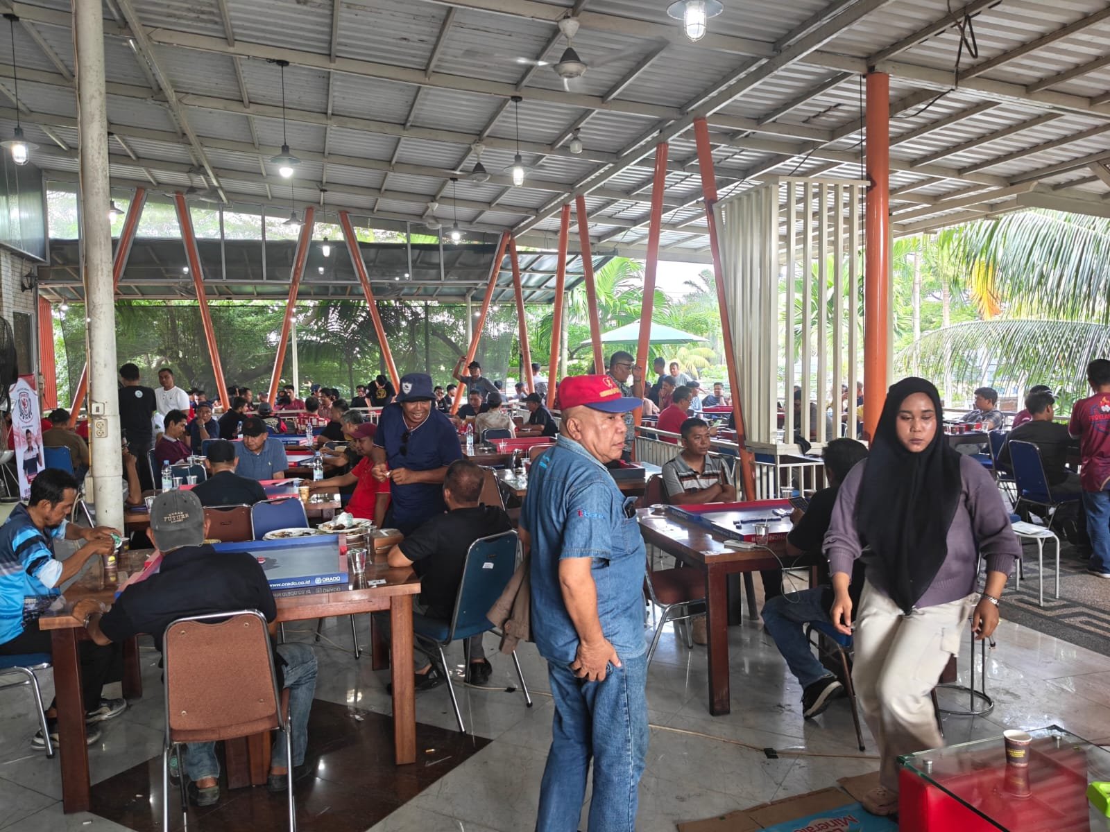Pelantikan 20 pengurus Proklamator Orado Club Pekanbaru disertai turnamen domino perdana di Pekanbaru.