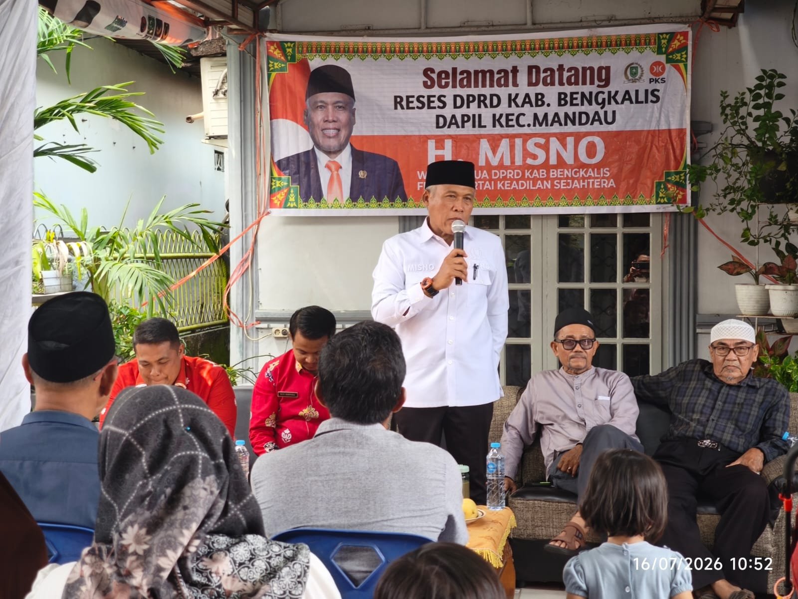 Wakil Ketua DPRD Bengkalis H. Misno Serap Aspirasi Warga Duri Barat Saat Reses