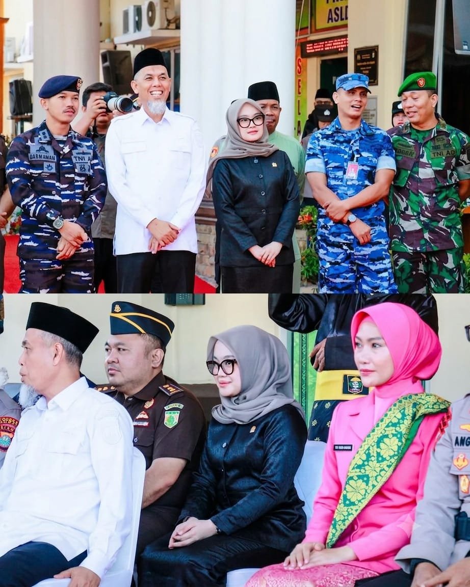 Wali Kota Dumai Sambut Kapolres Baru Lewat Tepuk Tepung Tawar Adat