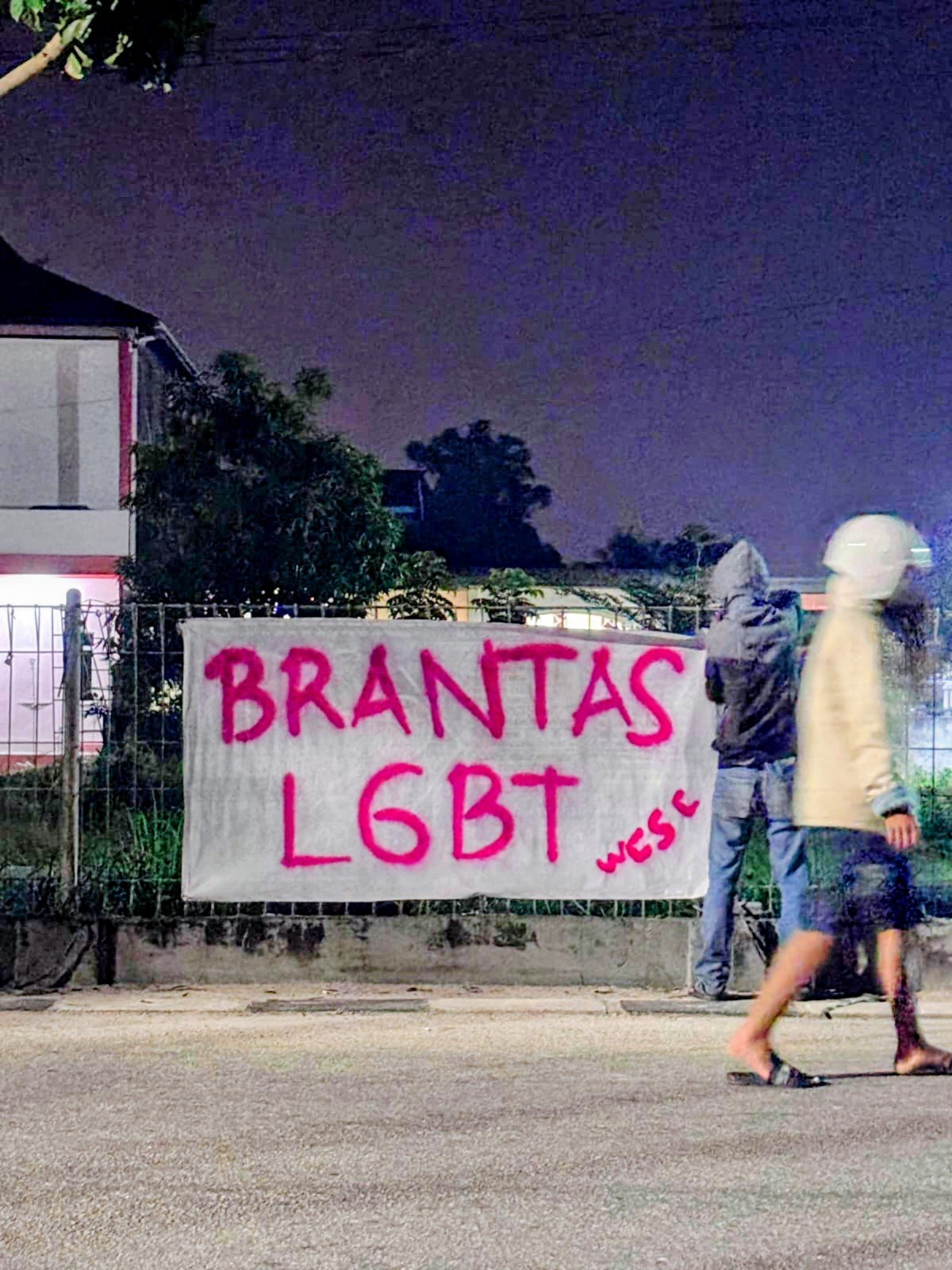 Perwakilan Komunitas WCSC menyampaikan pernyataan sikap menolak LGBT di Kota Dumai.