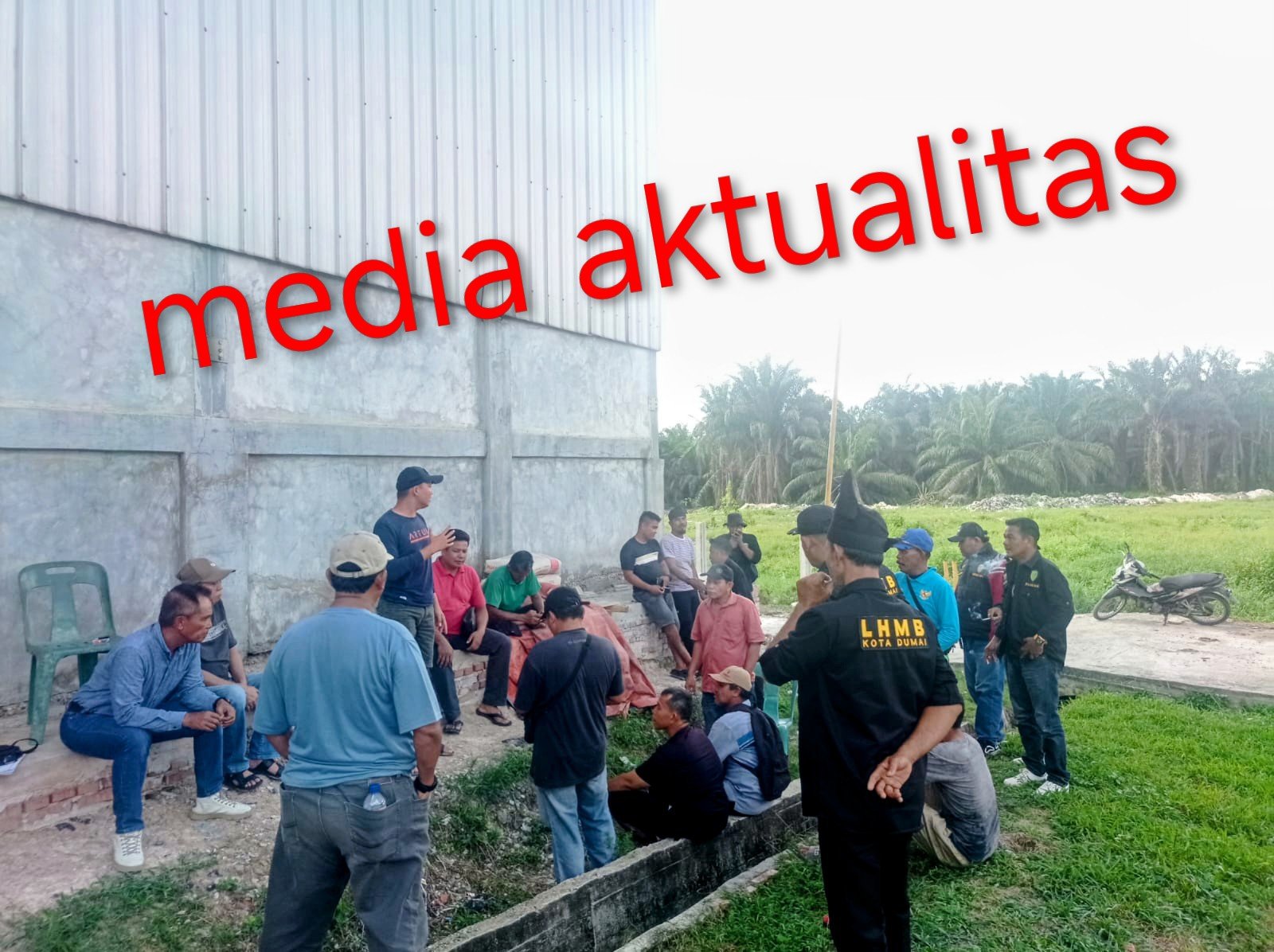 Akses Lahan Ditutup Sepihak, LHMB Turun Dampingi Warga Dumai