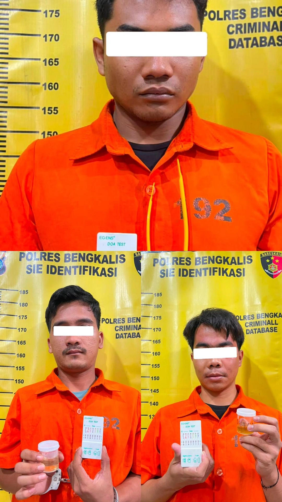 Satresnarkoba Polres Bengkalis Bongkar Jaringan Narkoba, Delapan Paket Sabu Disita