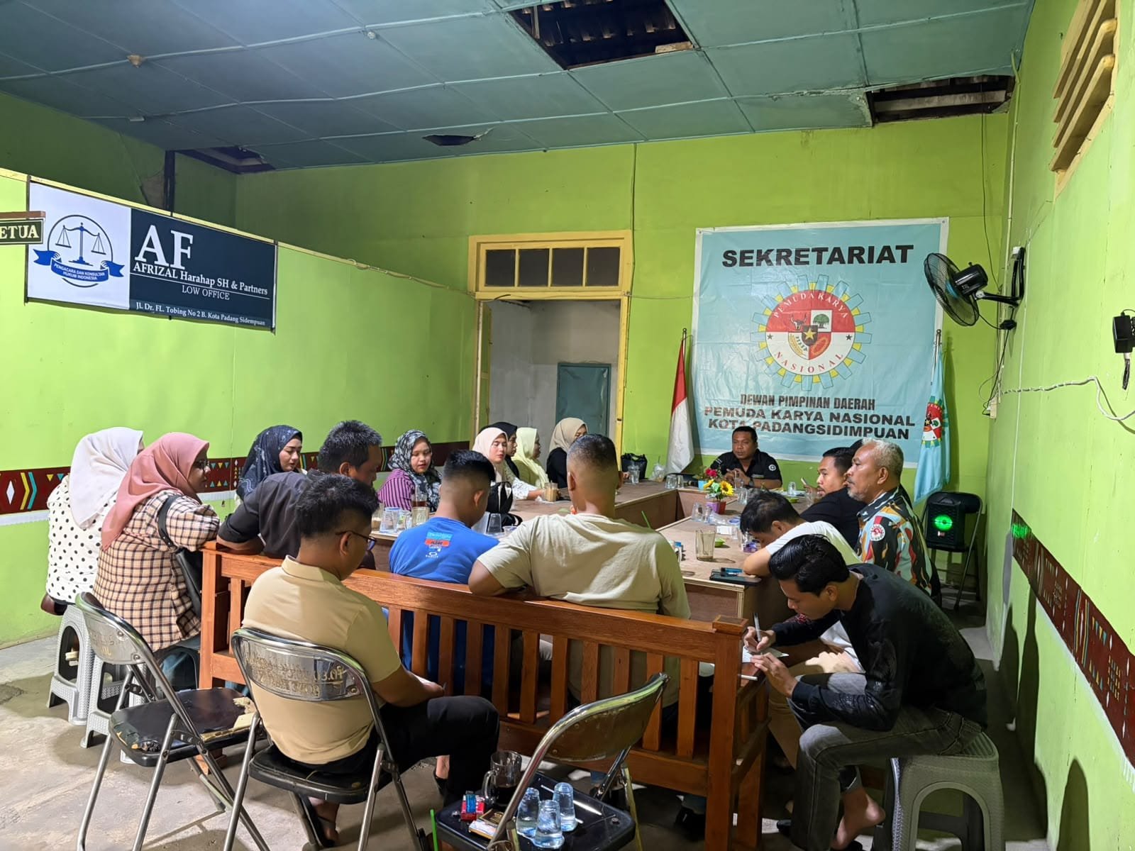 Rapat pleno DPD PKN Kota Padangsidimpuan dan penetapan Erna Sagala sebagai bendahara
