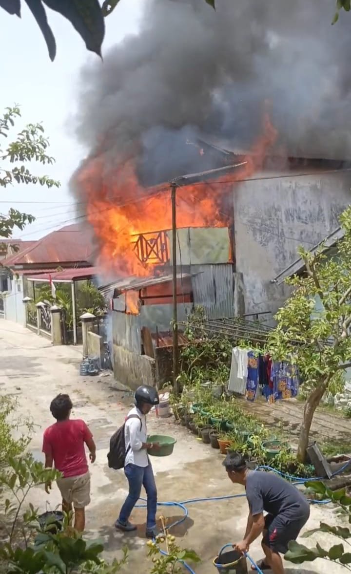 Kebakaran Hebat di Gang Melati 7 Tano Bato, Bocah 3 Tahun Tewas Terjebak di Dalam Rumah