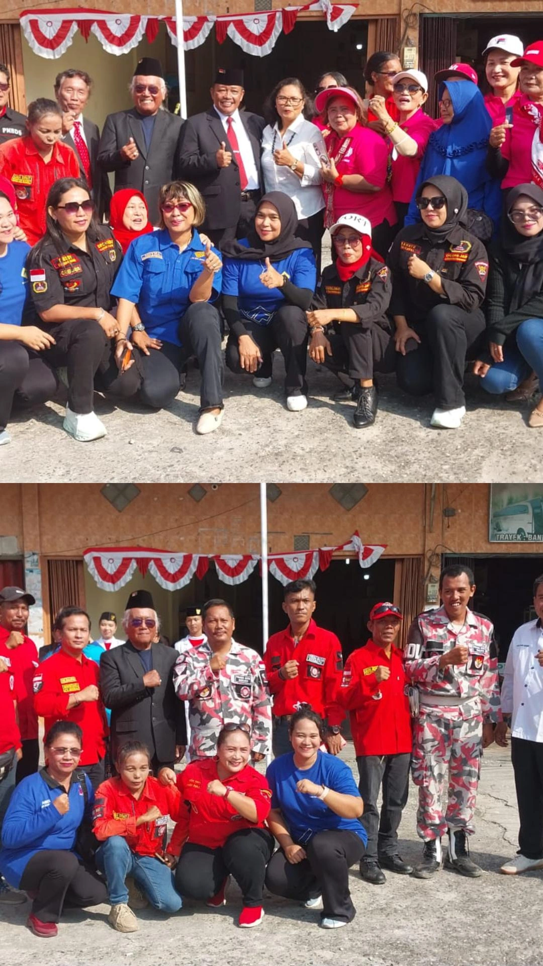 Upacara HUT ke-81 Kemerdekaan RI bersama PMBDS, ormas dan partai politik di Duri Mandau