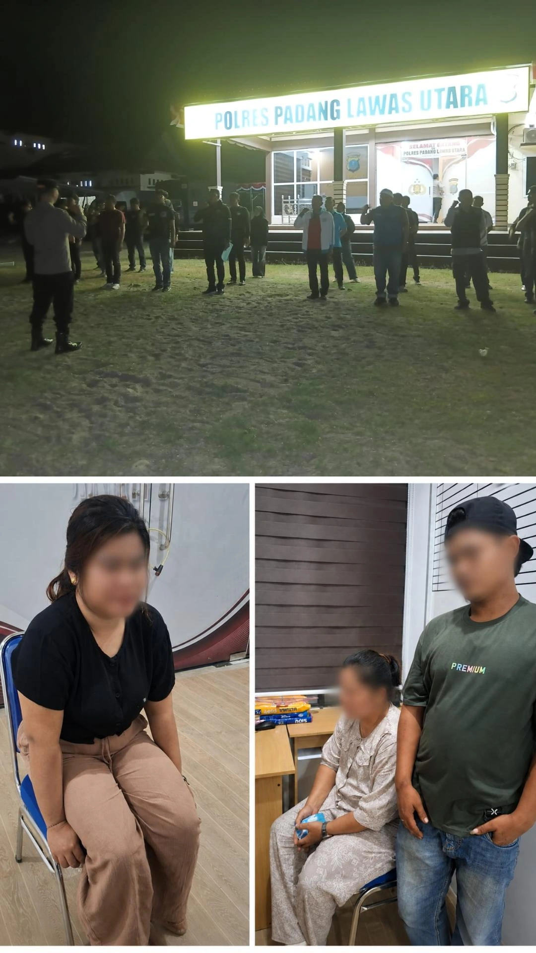 Polres Paluta dan BNNK Tapsel Razia Tempat Hiburan Malam, Tiga Orang Positif Narkoba