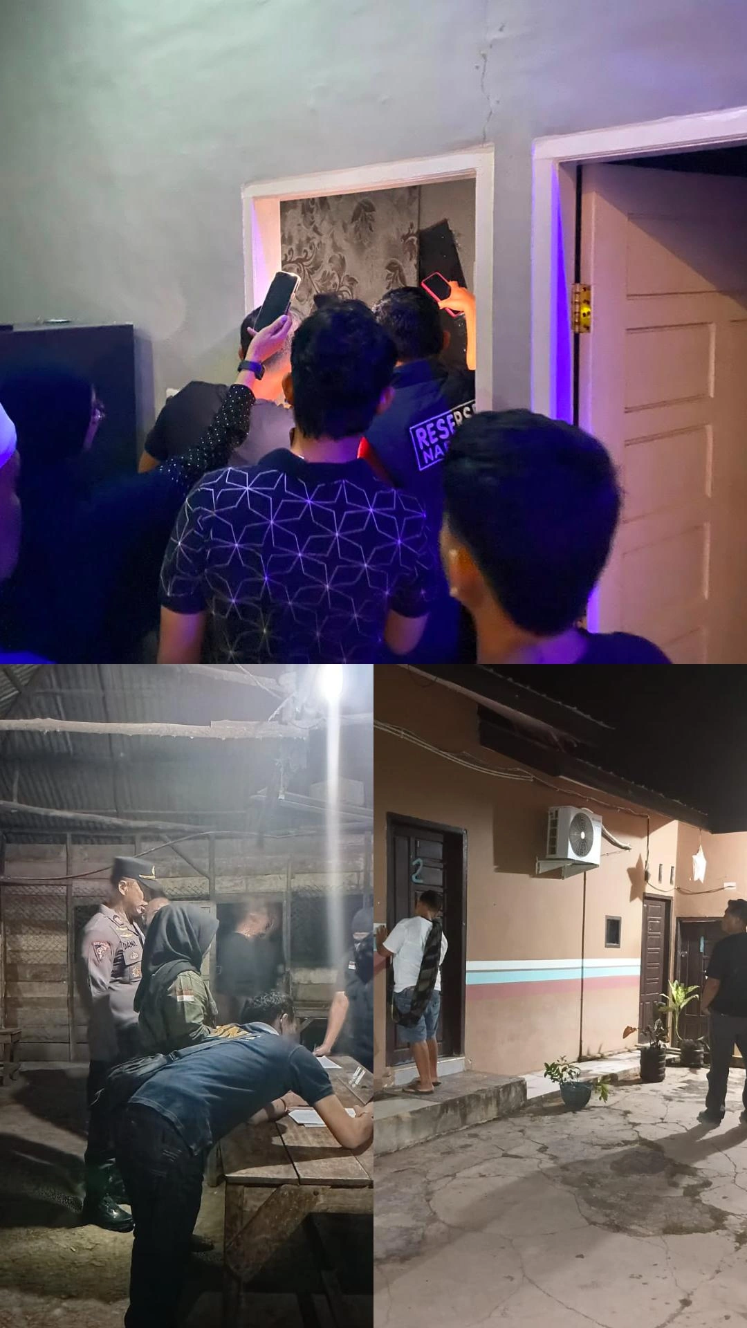 Razia Polres Paluta dan BNNK Tapsel di tempat hiburan malam