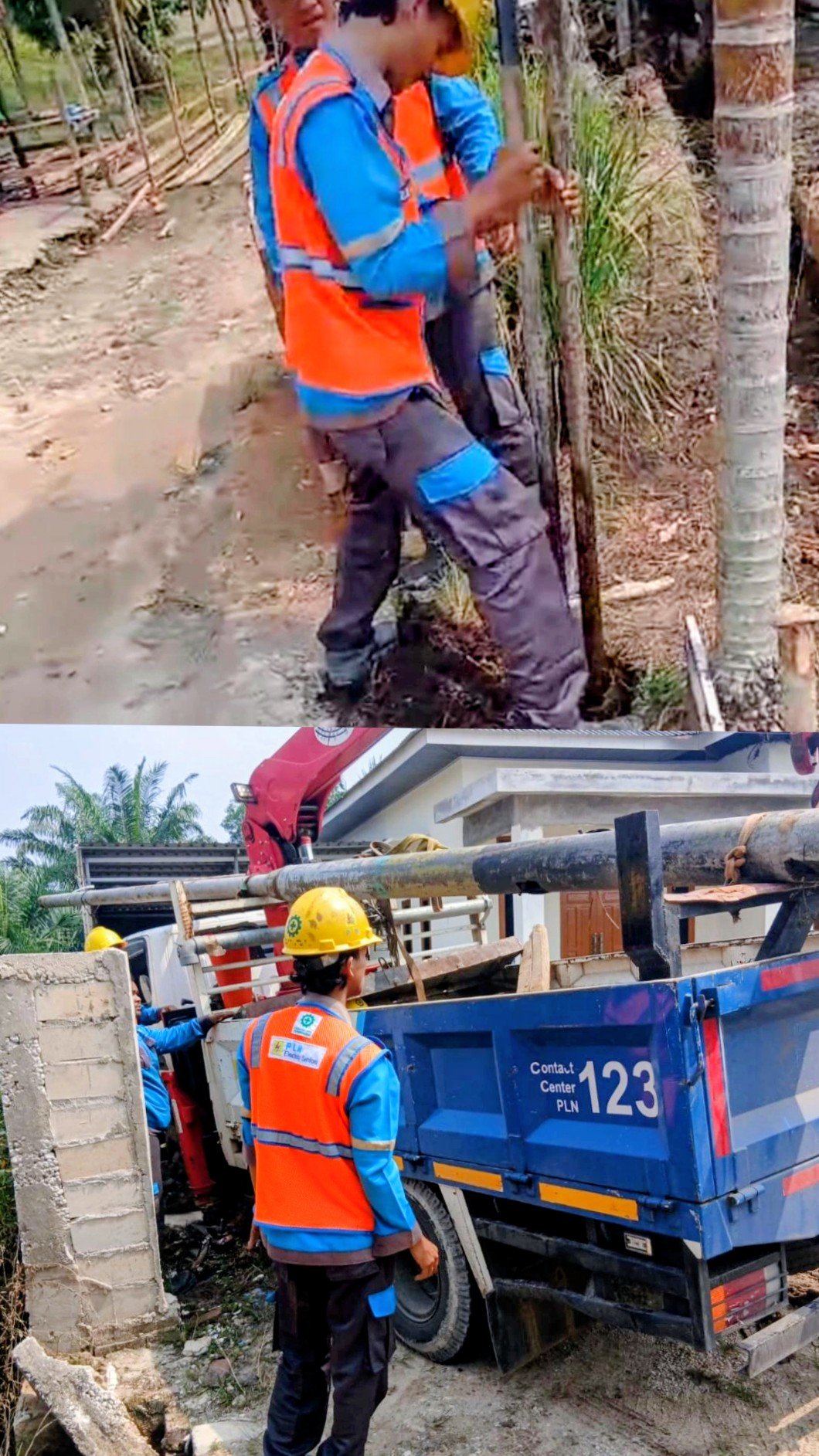 Warga Gang Surau Kecewa, Tiang Listrik PLN Baru Dipasang Setelah Ramai Diberitakan
