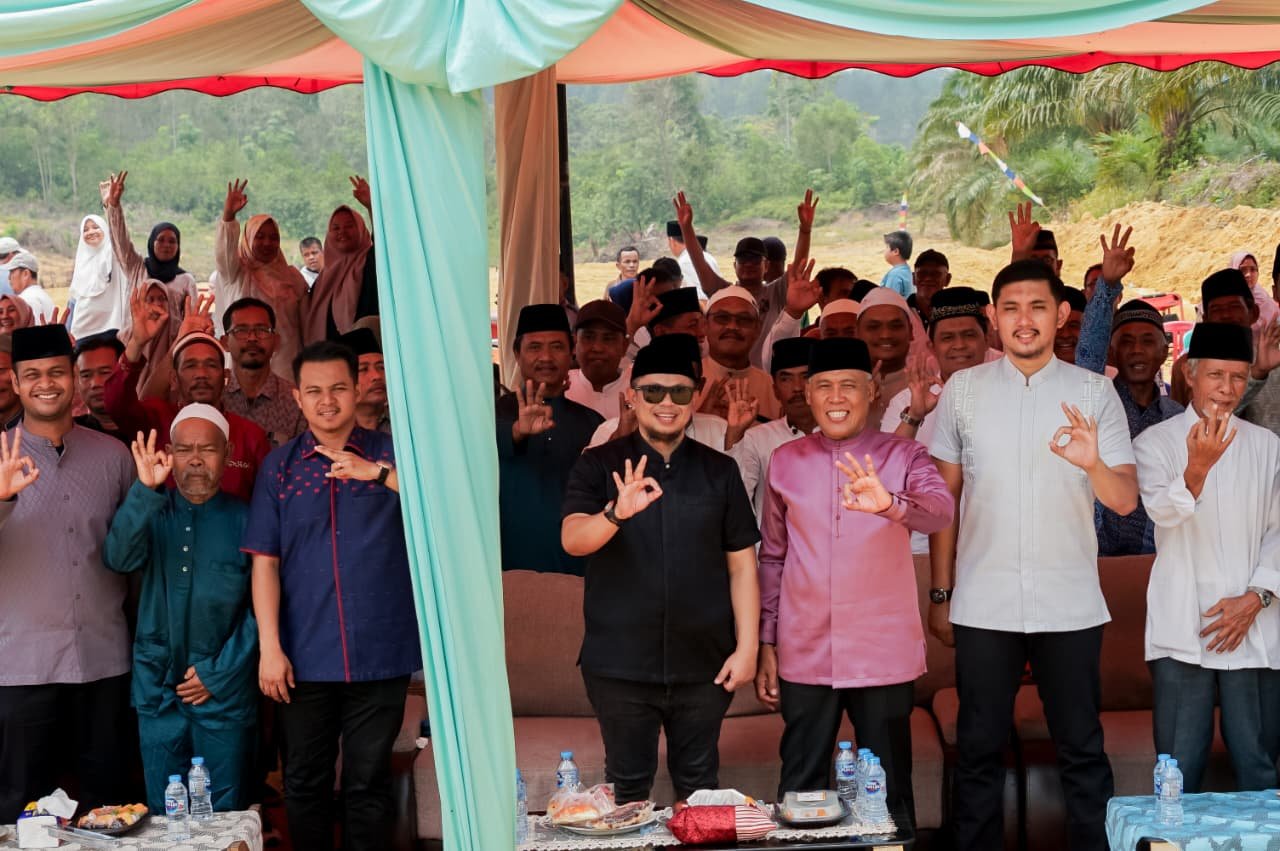 Peresmian Taman Makam Muslim Pematang Pudu di Mandau