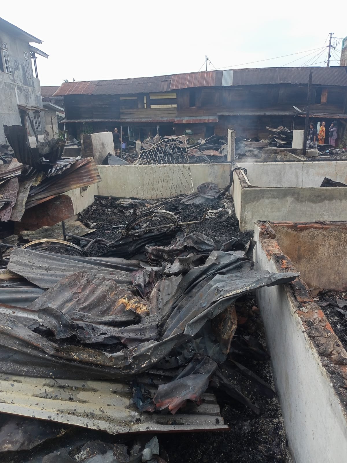 Kebakaran di Jalan Muhammad Tohir Daulay Padangsidimpuan, 9 Rumah Ludes dan Satu Warga Meninggal