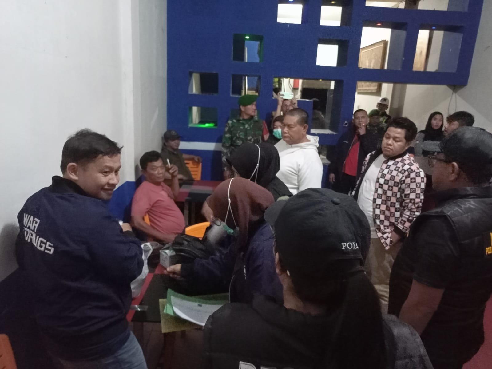 Razia Gabungan Sasar Sejumlah THM di Padangsidimpuan, Satu Pengunjung Positif Narkotika
