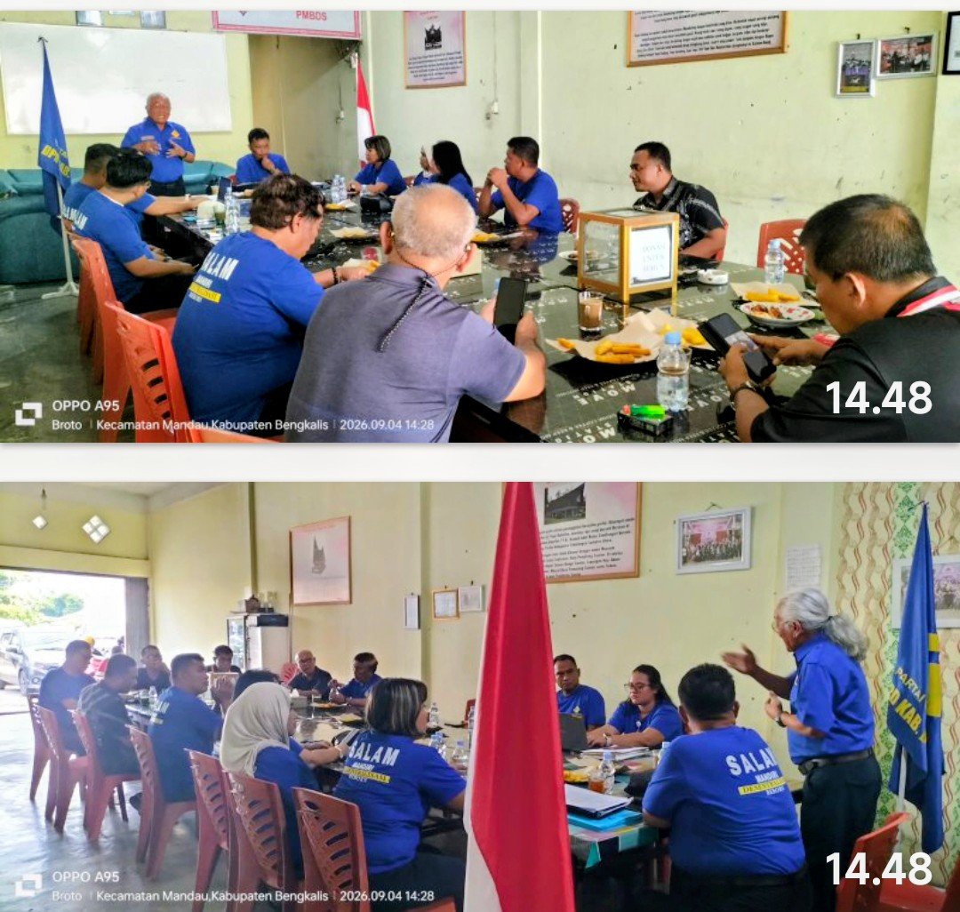Rapat koordinasi Partai Gema Bangsa Kabupaten Bengkalis di Kecamatan Mandau