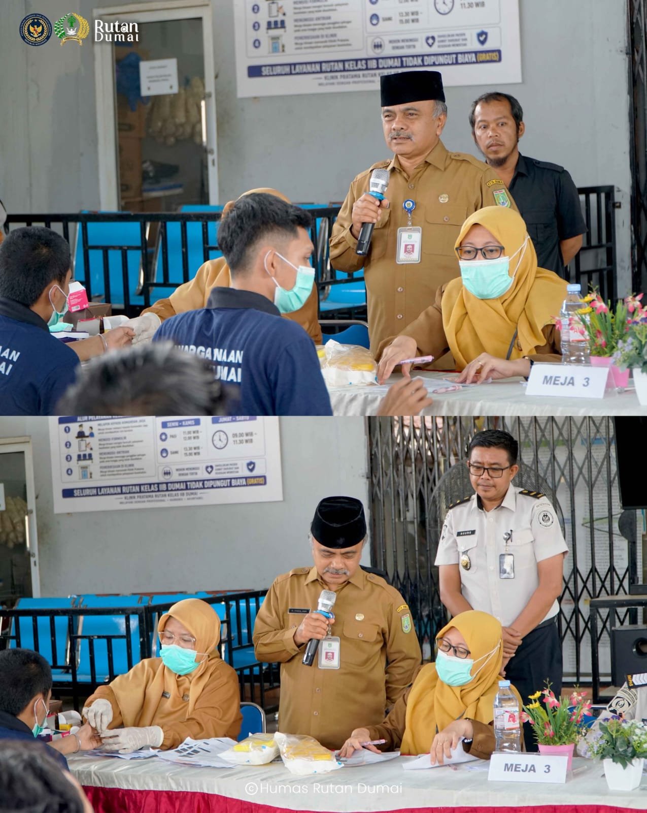 Kadinkes Dumai Pantau CKG dan Tracing TB bagi 700 Warga Binaan Rutan Dumai